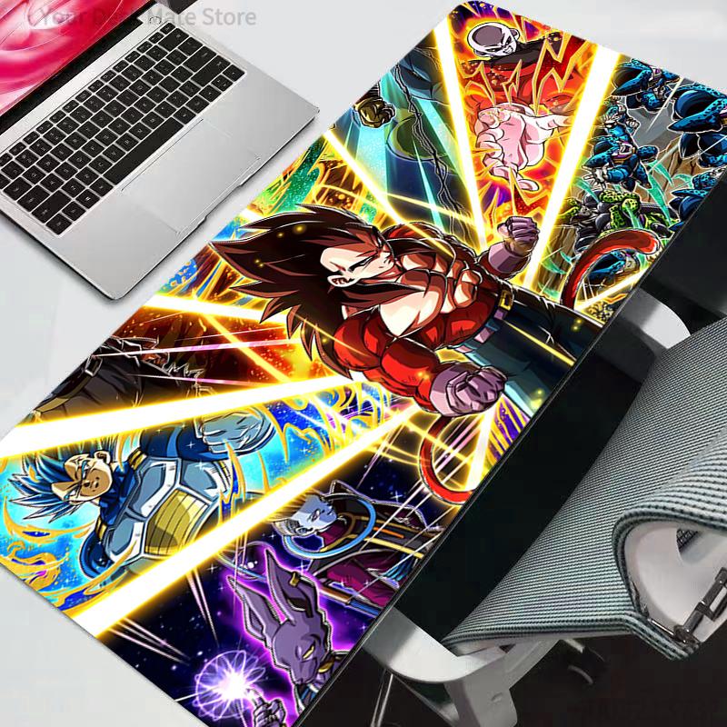 Gaming Big Mousepad Dragon Ball DBZ Mouse Pads Big Computer Gamer New Mouse pad Rubber with Locking Edge Mat XXL