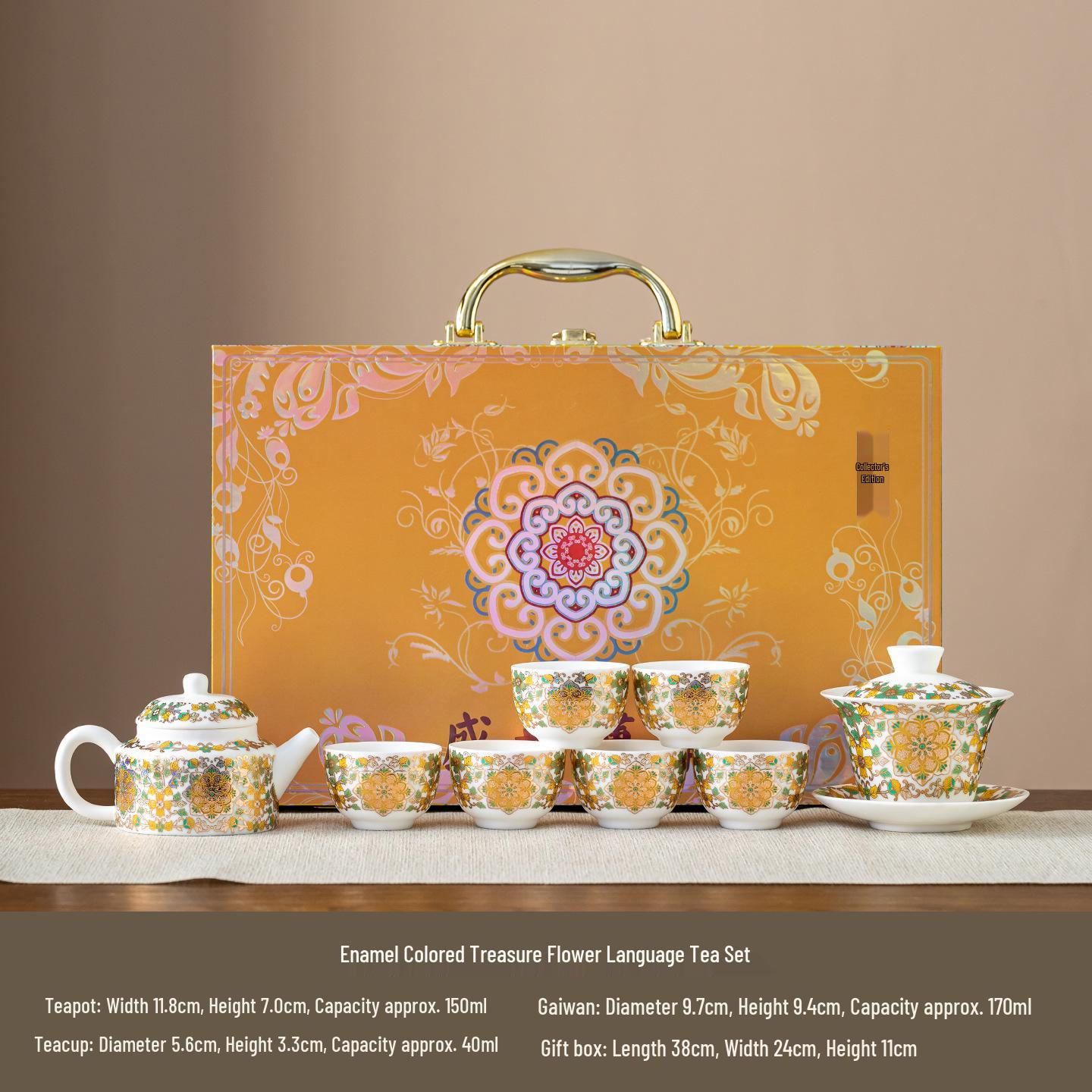 Dunhuang Cultural Palace Tea Set - Gongfu Gift Collection