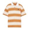 Timberland Men's Short Sleeve Striped Rugby Polo Shirt, Wheat Boot, Size S (TB0A42E5P501)