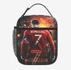 Borsa termica per il pranzo con stampa di Cristiano Ronaldo, Borsa frigo da picnic per bambini, Lunch box termico portatile a prova di perdite per picnic all'aperto