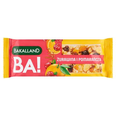 Batonik zbożowy żurawinowo-pomarańczowy 40 g