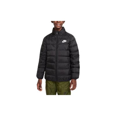 Logo Printed Thickened Warm Stand Collar Down Jacket Kids Outerwear Black FB0533-010