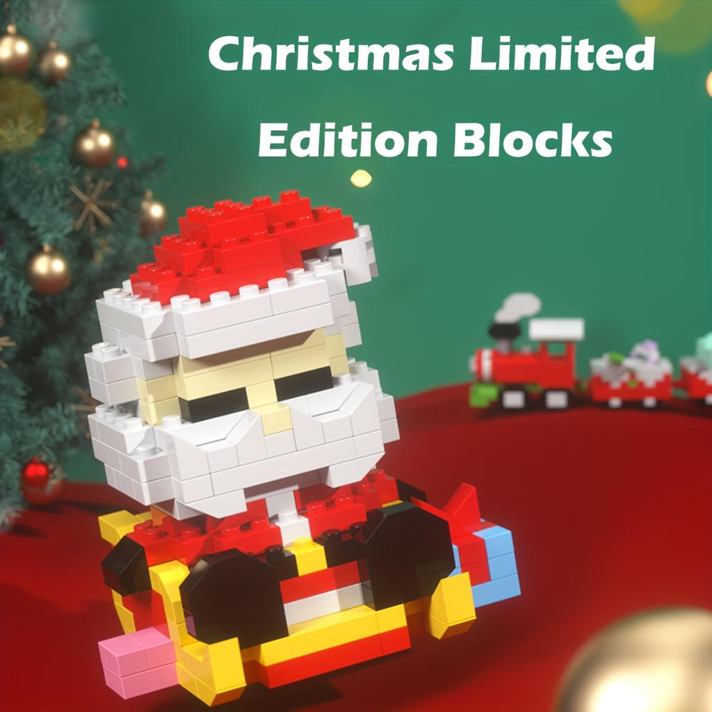 Christmas Block Toys Christmas Tree Elk Puzzle Santa Claus Gift Festive Christmas Block Set