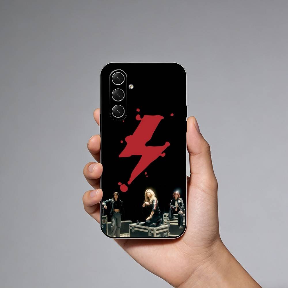 Band THE W-Warning Rock Phone Case For Samsung Galaxy A73,A72,A71,A70,A52,A51 Others Soft Black Cover