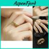 Vintage-inspirierter antiker goldener floraler verstellbarer Kreuzring für Damen