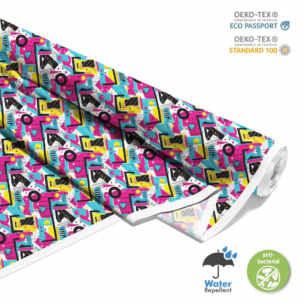 Outdoor Dekostoffe Oxford - Motiv Geometrisch I Dx3577
