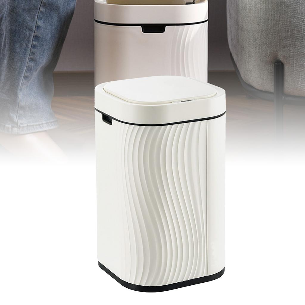 Viedā sensora miskaste ar vāku un smaržu necaurlaidīgu, automātisku slēdzi, atkritumu tvertne mājas vannas istabas virtuvei