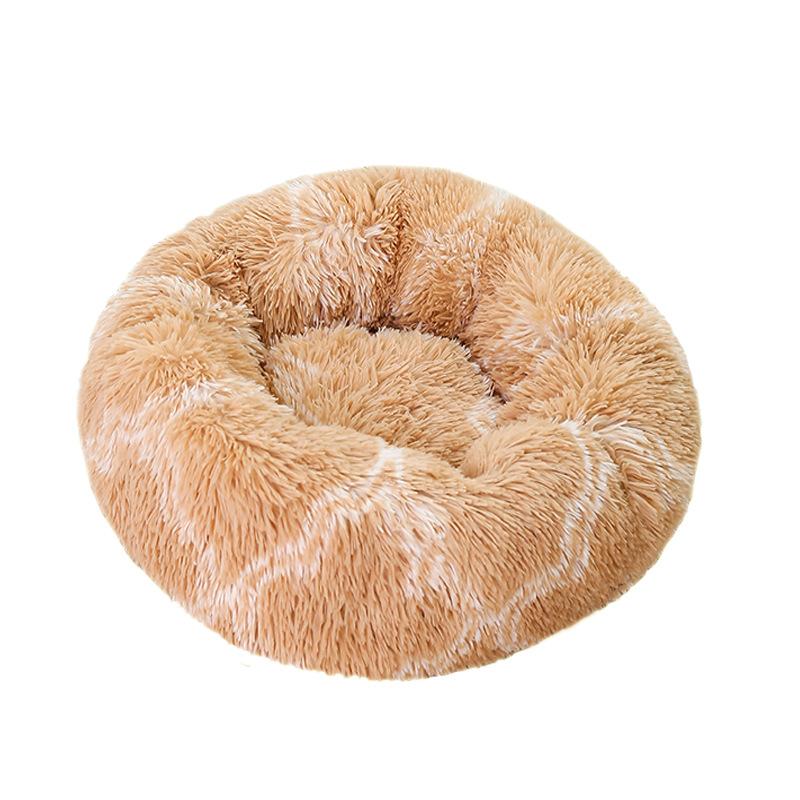 Round Cat Nest Pet Mat Donut Plush Comfortable Pet Mat Pet Bed