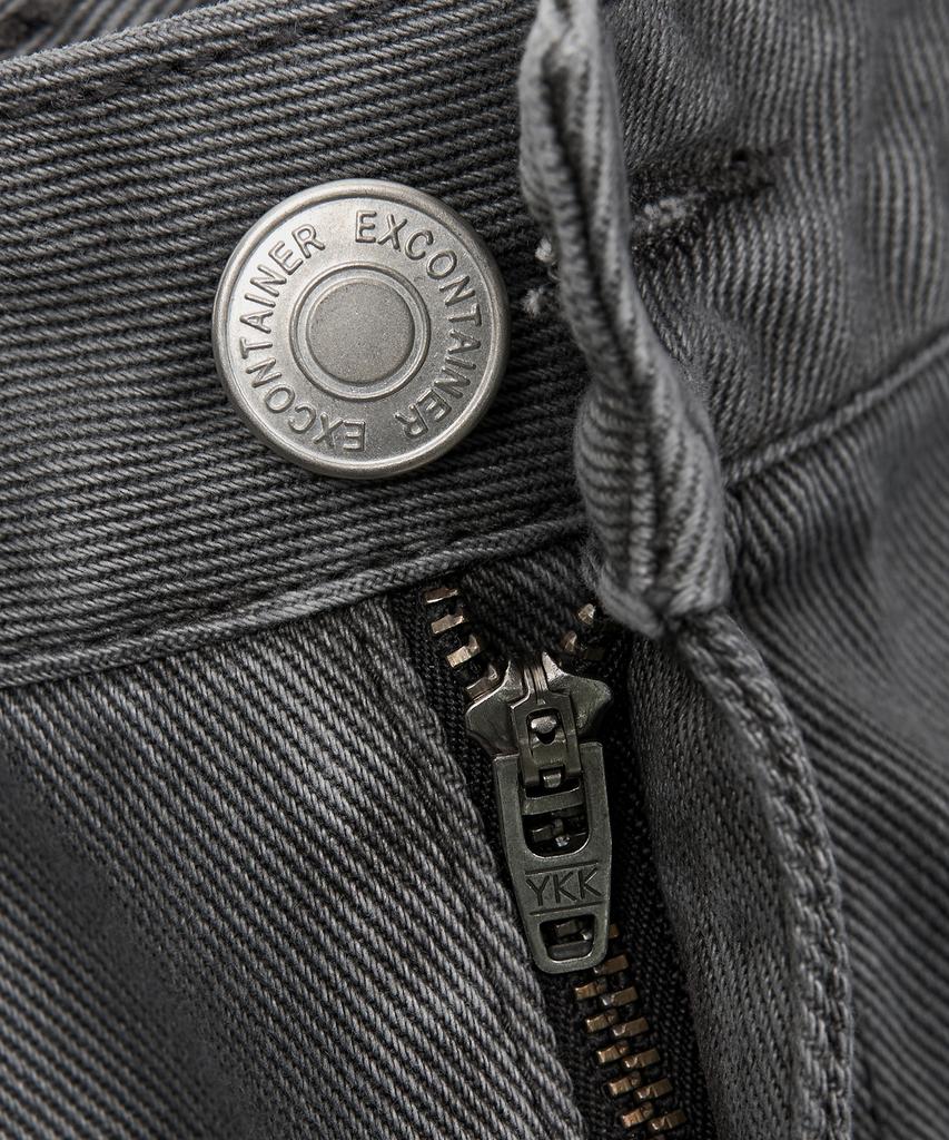EXCONTAINER Vintage Dyed Cargo Pants (Grey)