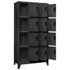 Vidaxl Lockable Cabinet, Anthracite, 90X45X180 Cm, Steel