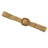 Fashion Leopard Print Buckle Decoration Women Casual Woven Waist Belt For Beach And Summer Wear