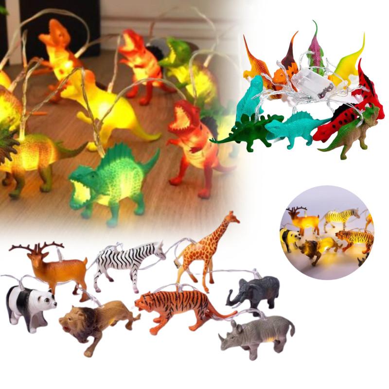 Dinosaur Christmas Led String Lights Night Light Children Bedroom Party Decor