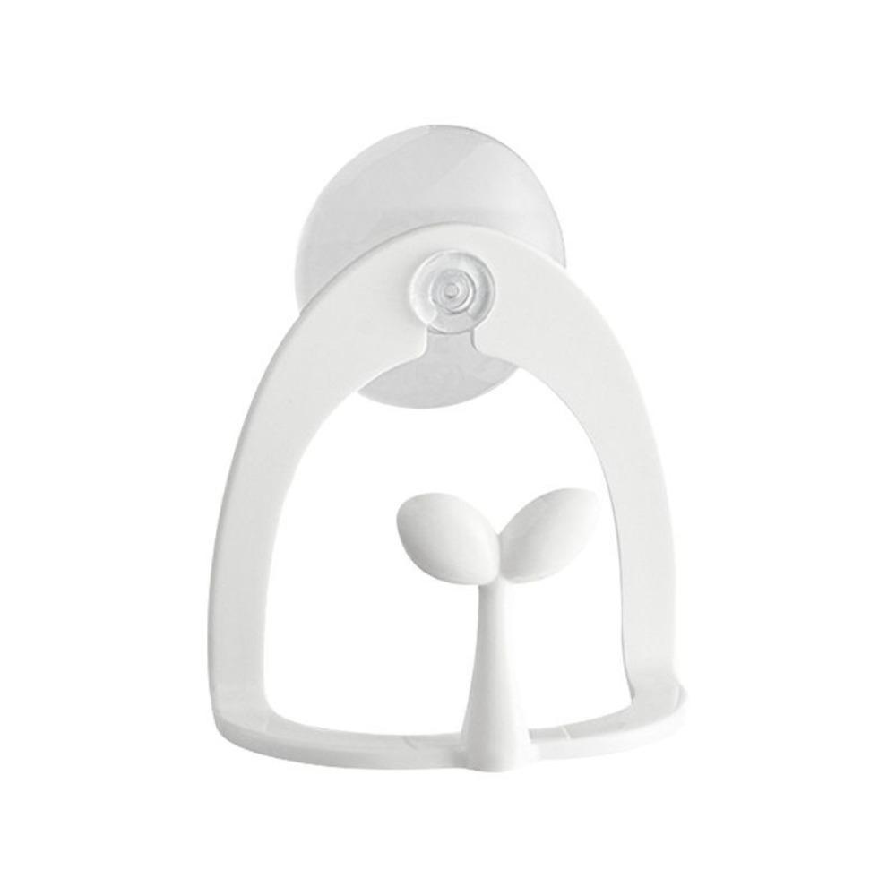 

New Suction Cup Sink Drain Rack Multifunctional PP Drainer Rack Durable Sponge Storage Holder Kitchen Bathroom білий
