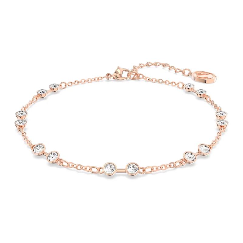 Swarovski Remix Collection Round Cut Crystal Bracelet Women s Rose Gold 5664055 золотой
