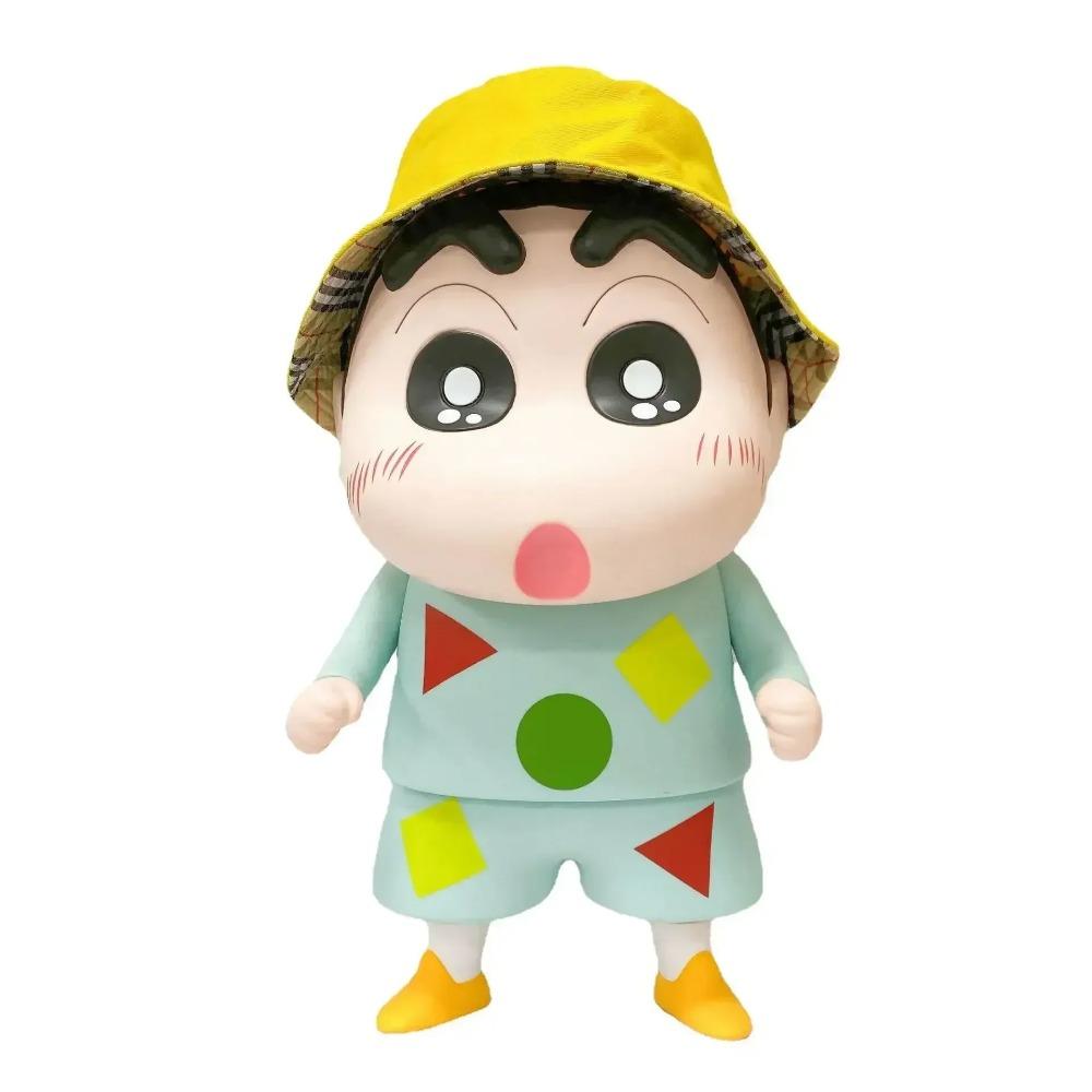 Crayon Shin-Chan Figure Anime Figures Model Personalized Creative Figures 1:1 Large Vinyl Superman Shinchan Figure Ornaments Toy