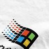 Windows 95 Japanisches Katakana Retro Logo T-Shirt Harajuku T-Shirts Kurzarm Vintage T-Shirt Sommer Baumwolle Übergroße Kleidung