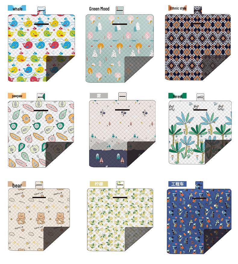 Wasserdichte Outdoor-Picknick- und Rasenmatte – Ultraschallverdickt