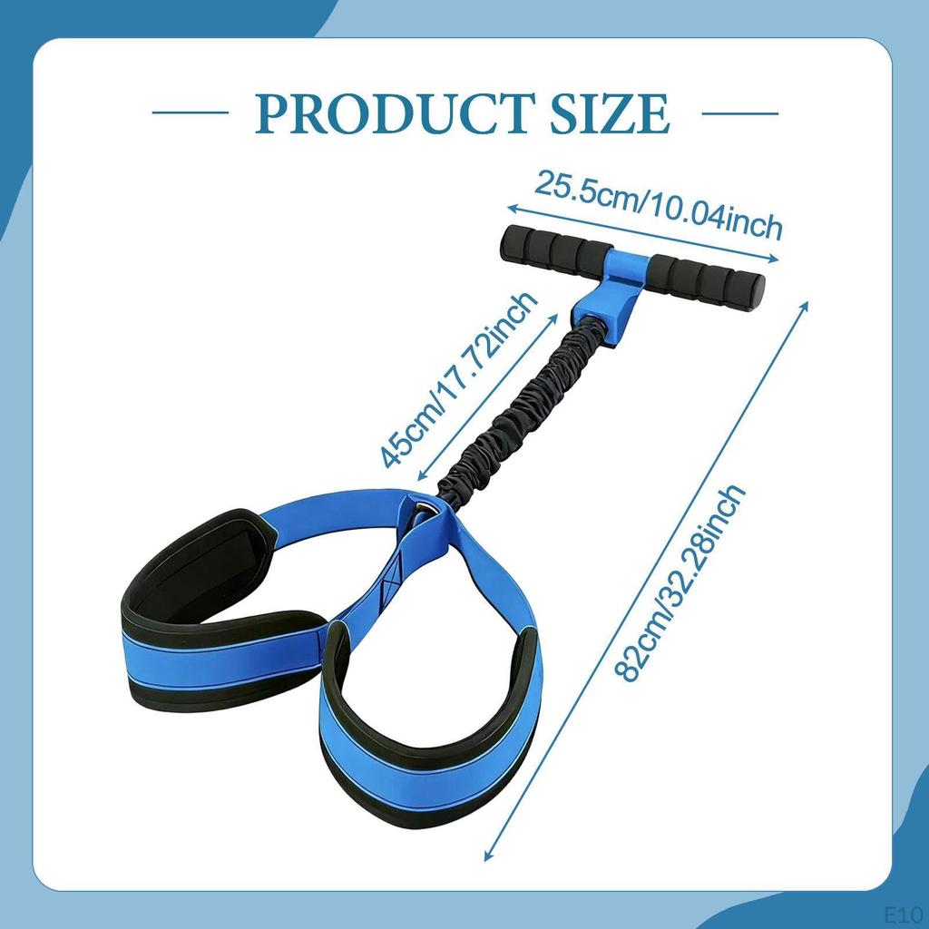 Elastic Pedal Resistance Bands with Footplate And Handles for Strength Training, Body Stretching,