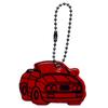Kreskówkowy Samochód Odblaskowy Wisiorek Brelok do Plecaków Szkolnych dla Uczniów