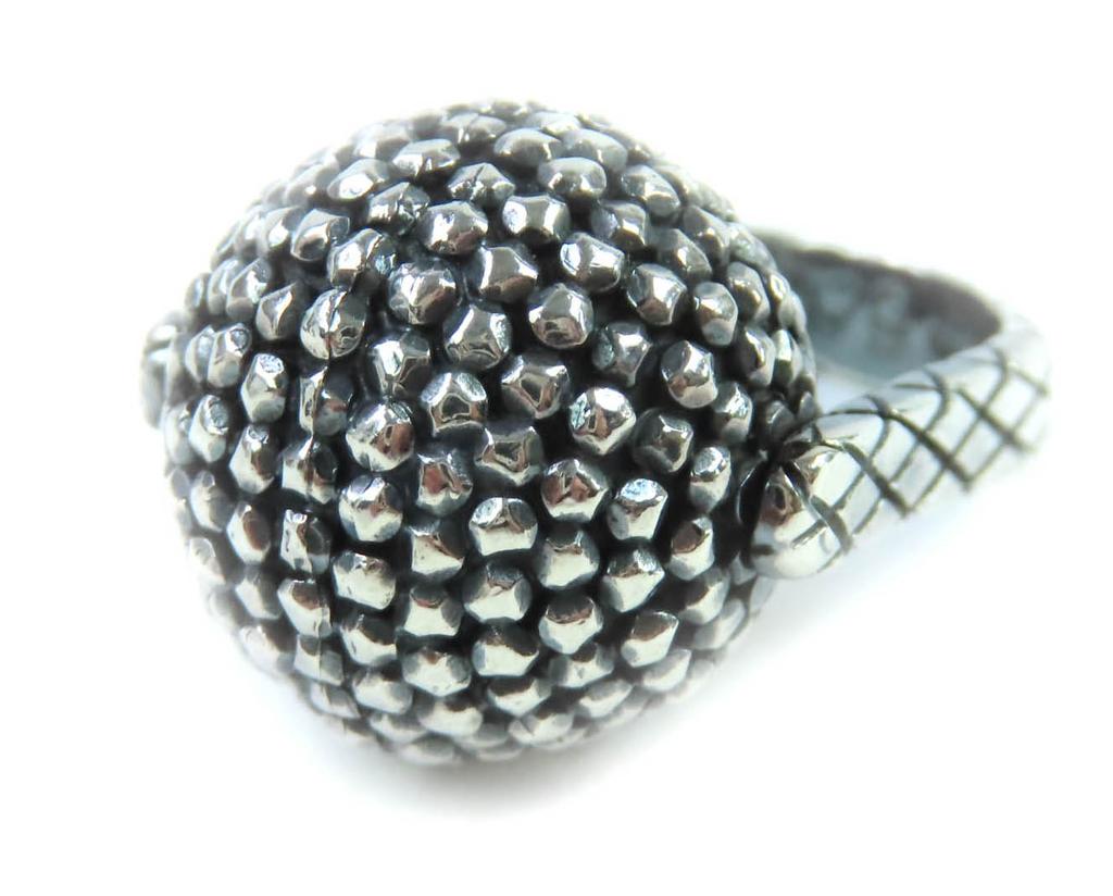 Excellent BOTTEGAVENETA Ring Ball Ring Silver 925 Women Used