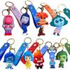 Porte-clés Hot Inside Out 2 Kawaii Film Anime Anxiété Ennui Envie Belles Filles Pendentif Sac Créatif Porte-clés Voiture Jouets Cadeaux
