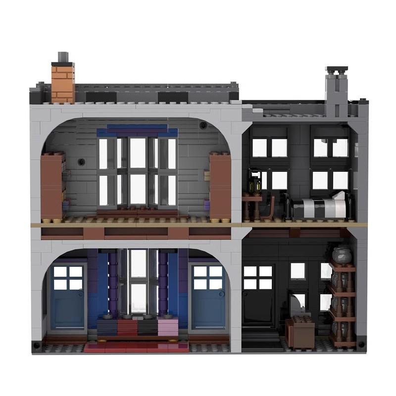 Compatible Set Diagon Alley Expansion Robe Shop Crucible Shop Puzzle Harry Potter Ornament Model