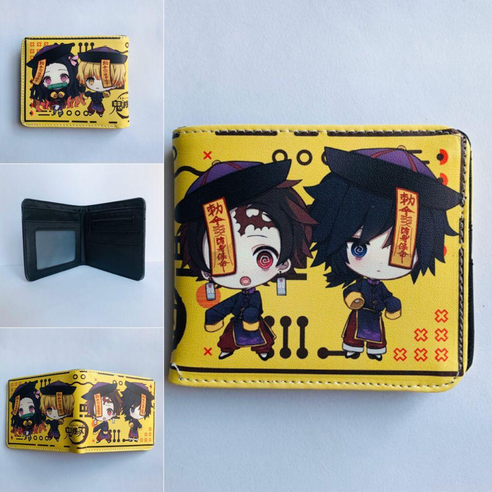 Japan cartoon comics Demon Slayer Short Wallet Cartoon Print Student Coin Purse 0022