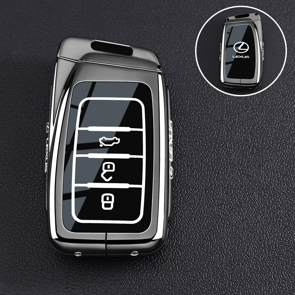 Zinc Alloy Car Key Cover For Lexus F Sport Remote Control Protector ES GS IS LX NX RX F Sport For Lexus Key Case Car Accessories