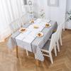 Waterproof & Stain-Resistant Plaid PEVA Tablecloth for Dining or Stall Use