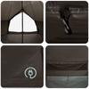 Tipi Tent Brown Grey 600 x 600 x 350 cm Polyester and Steel