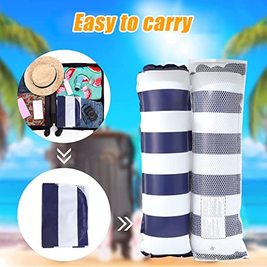 Air Mattress Pool Accessories Fun,Water Hammock,4 In 1 Inflatable Water Hammock Adults and Kids, Water Hammock Air Mattress Pool Swimming Pool Beach