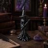 Resin Witch Decoration Statue, Gothic Halloween Figurine, Dark Night Collectible Fantasy Ornament for Desktop, Bookshelf, Home, Office Decor Art