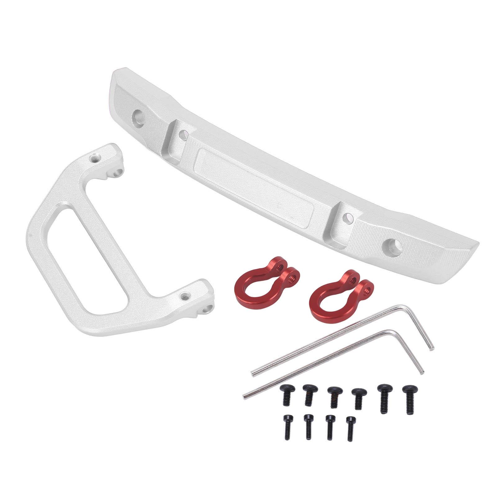 

Front Bumper Aluminum Alloy with U Shape Hook for RC Car Replacement Accessories for AXIAL 1 24 SCX24 срібний