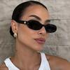 Retro Oval Trendy Sunglasses For Men And Women Fashion High-end UV Protection Sun Glasses Outdoor Sunscreen Sunshade Eyewear