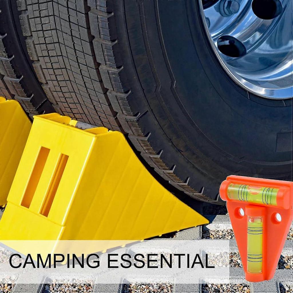 2pcs Caravan Spirit Level Small Motorhome Spirit Level Mini Motorhome Spirit Leveller For Campervan Motorhome - DD