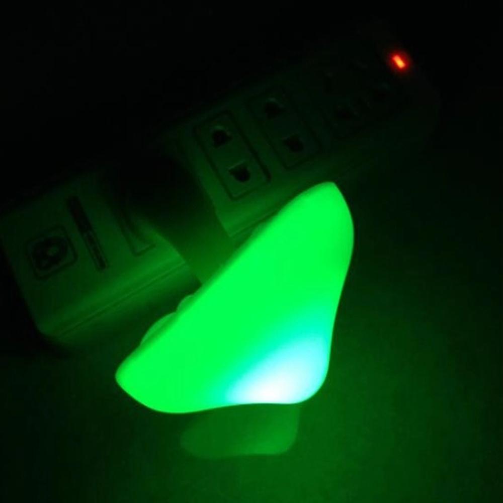 Mushroom LED Night Light Wall Socket Lights Lamp Light-control Sensor Auto On-Off Bedroom Light Home Decoration EU US Plug