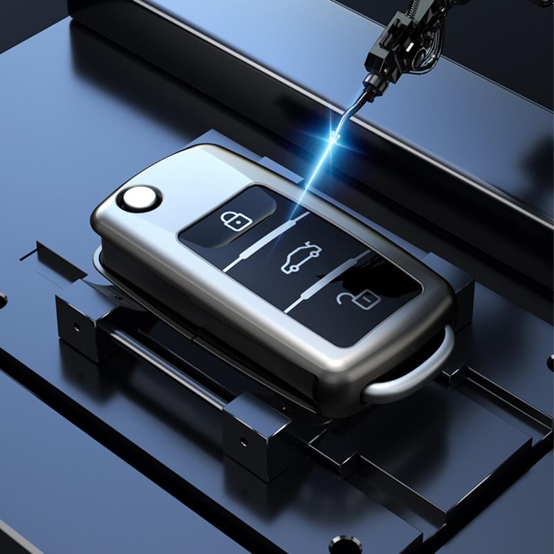 TPU Autoschlüsselhülle für Volkswagen VW Polo Golf Passat Tiguan Beetle Caddy T5 Up Eos Skoda Octavia Seat Leon Altea