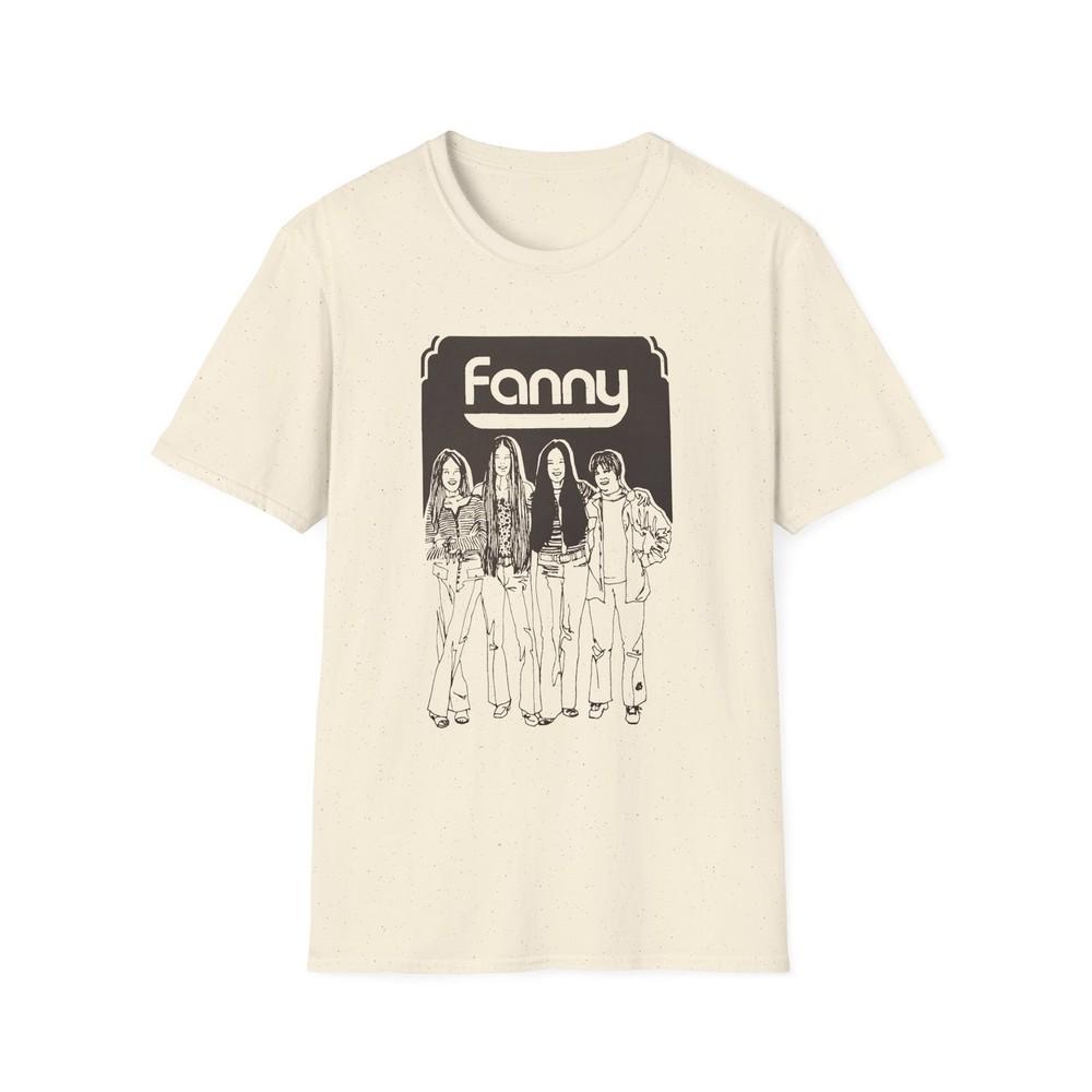 

1970s rock n roll band FANNY show poster tshirt 4XL