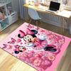 1pc. Cute Pink Minnie Mouse Floral Rug - Home Decor, Office Carpet, Outdoor Mat, Gift Ideaz0414226