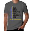 Cheavyweight streetwear anime  clothes  The  Winners of Sweden  vintage Short sleeve tee heavyweight t shirts for