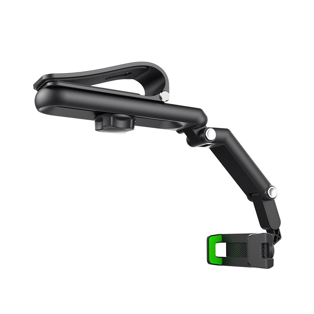 

JY-055 Sun Visor Car Phone Holder Mount Multifunctional Cell Phone Stand Universal Adjustable Arm Cradles Phone Clip Mount Black