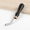 Leather Edger Creaser Wooden Handle Leather Shallow Slot Edging Device Trimmer Grooving Creasing Leather Edging Creaser
