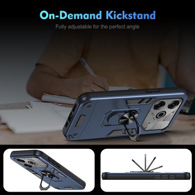 Pentru TECNO Pova 6 Pro 5G Husă PC+TPU Kickstand Husă de protecție pentru telefon