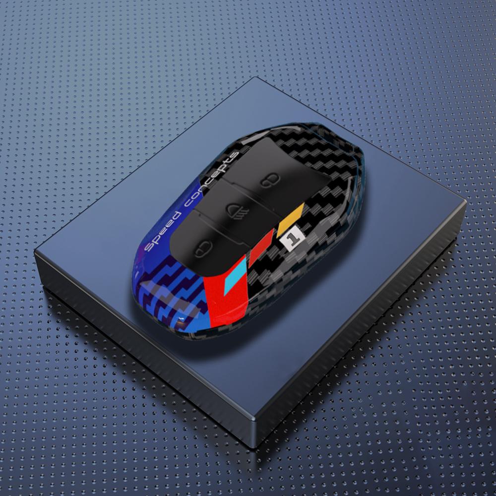Abs Carbon Car Key Case Cover Shell For Peugeot 2008 3008 4008 5008 308 408 508 Citroen C1 C2 C4 C6 C3-Xr Picasso Grand Ds3 Ds5