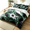 Dallas Stars 3pc Duvet Cover Set Simple Modern Bedding Set Wrinkle Resistant Soft Fabric All Season Use a Perfect Gift