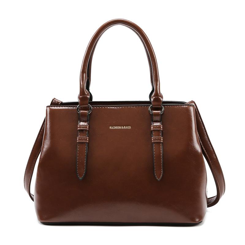 European and American Fashion Trend Three-piece Mother-child Bag New Simple Texture One-shoulder Hand Crossbody Women's Bag