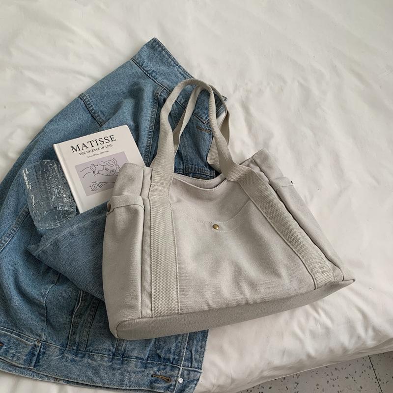 

Холщовая сумка Женская Новая Модная Мода Большая Вместимость Сумка на Плечо Тканевая Сумка Сумка-Тоут для Поездок на Работу