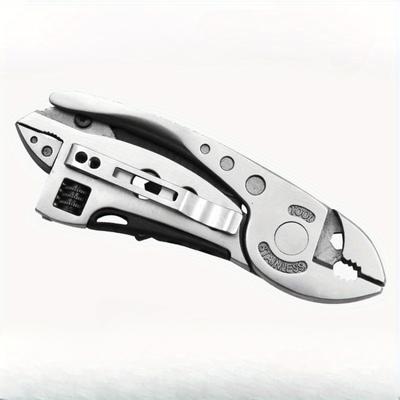 1PC Multifunctional Wrench Pliers with Knife Screwdriver Cutters Folding Plier for Outdoor Camping Hiking Hunting