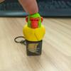 Creative Monkey Keyboard Figure With Voice Decompression Button Keychain Pendant Fun Decompression Toy
