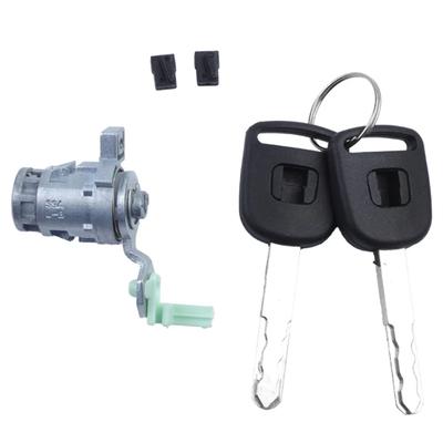 Cilindro de fechadura da porta esquerda do motorista com 2 chaves para Honda Pilot 2003-2008 72185-S9V-A21